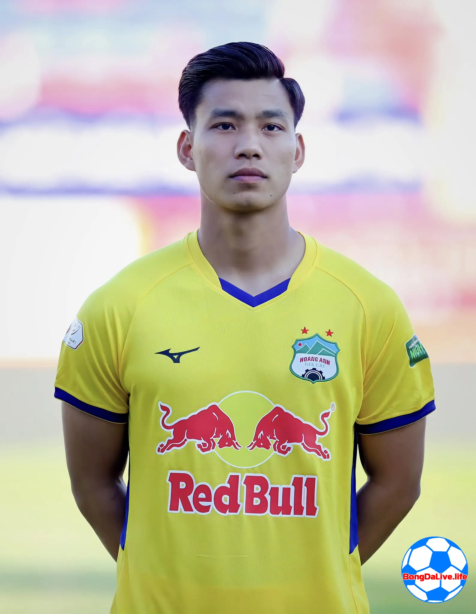 Hình ảnh Vũ Văn Thanh khi còn thi đấu cho CLB Hoàng Anh Gia Lai